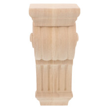 Wood Corbels Khaki Finish Decorative 2 Pack