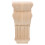 Wood Corbels Khaki Finish Decorative 2 Pack 1