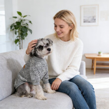 Dog Sweater Fleece Warm Outfit for Small Dogs 2 Pack