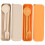 Portable Tableware Set Wheat Straw Modern Design 2 Sets 4