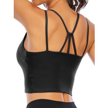 Women's Seamless Stretch Sports Bra with Padded Wireless