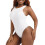 Macacão feminino sem mangas com decote halter e modelagem justa 1
