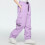 Women's Solid Color Snowboard Ski Pants Elastic Waist 1