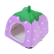 Pet Yurt Bed Strawberry Design 10.24x10.24 Inch