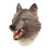 Wolf Hand Puppet Toy Soft Rubber Realistic 1 Piece 1