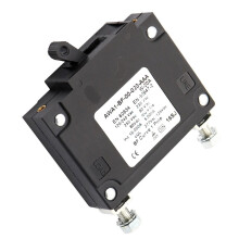 Hydraulic Electromagnetic Circuit Breaker 20A Black