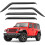 Window Visors for 2018-2026 Jeep Wrangler JL and Gladiator 1