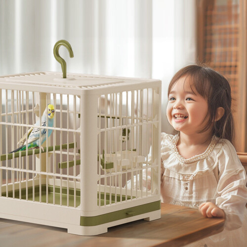 Portable Lightweight Bird Cage for Small Birds with
