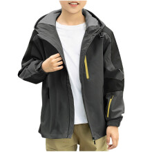 Kids Waterproof Hooded Jacket 6-13 Years Spring Fall