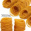 Rubber Bands Yellow Elastic Office Supplies 750 Pcs 1