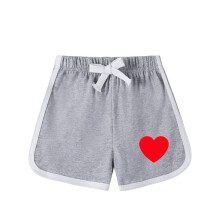 Kids Shorts for Girls and Boys Heart Graphic Athletic