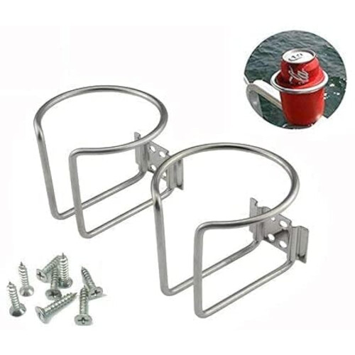 Stainless Steel Boat Cup Holder 2 Pack