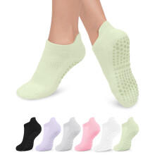 Pilates Socks for Women with Grip Non-Slip 6 Pairs