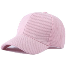 Corduroy Baseball Cap Unisex Vintage Solid Color Adjustable