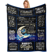 Bonus Daughter Blanket 60x80 in Cotton Blend