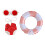 Summer Swimwear Set for 17cm Dolls 4-Pc 1