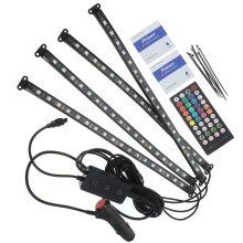 Car Interior LED Light Black Plastic 1 Piece