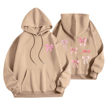 Oversized-Hoodie für Damen mit Grafikprint