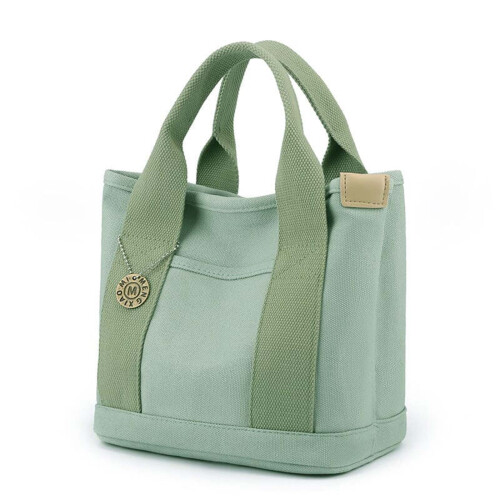 Canvas Tote Bag Heavy-Duty with Compartments