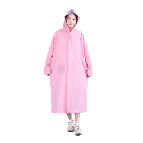 EVA Rain Poncho Lightweight Foldable Breathable One Size
