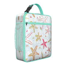 Waterproof Insulated Starfish Print Lunch Tote