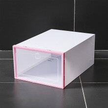 Stackable Plastic Shoe Boxes Clear Front 13x9x5.5 cm