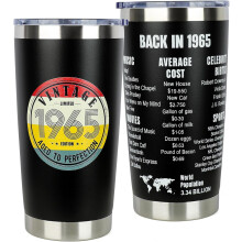 Stainless Steel Tumbler 20 oz for 60th Birthday