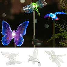 Solar Stake Light Hummingbird Butterfly Dragonfly 1 Pack