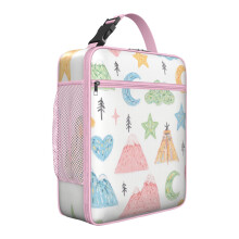 Rainbow Cartoon Insulated Lunch Box Bag Reusable 1-Pack