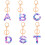 Alphabet Initial Keychain for Women A-Z Epoxy Charm 1