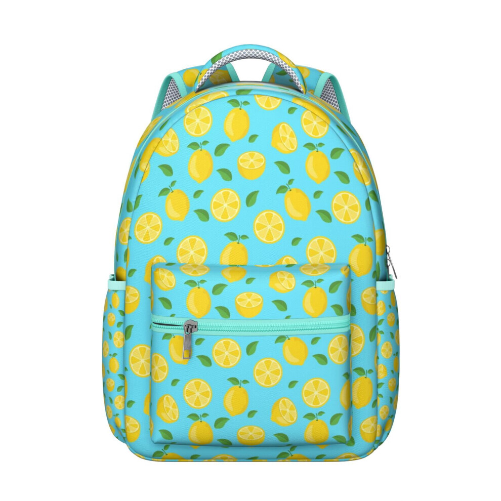 Lemon Pattern Backpack Lightweight 15.6 Inch Laptop 9085618692640