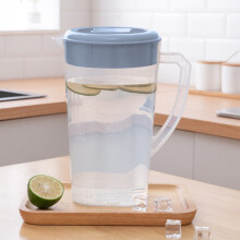 Clear Plastic Pitcher with Lid 2.5 Quart