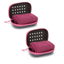 Cooling Towel Pack 2pcs 30x90cm Soft Breathable for Neck
