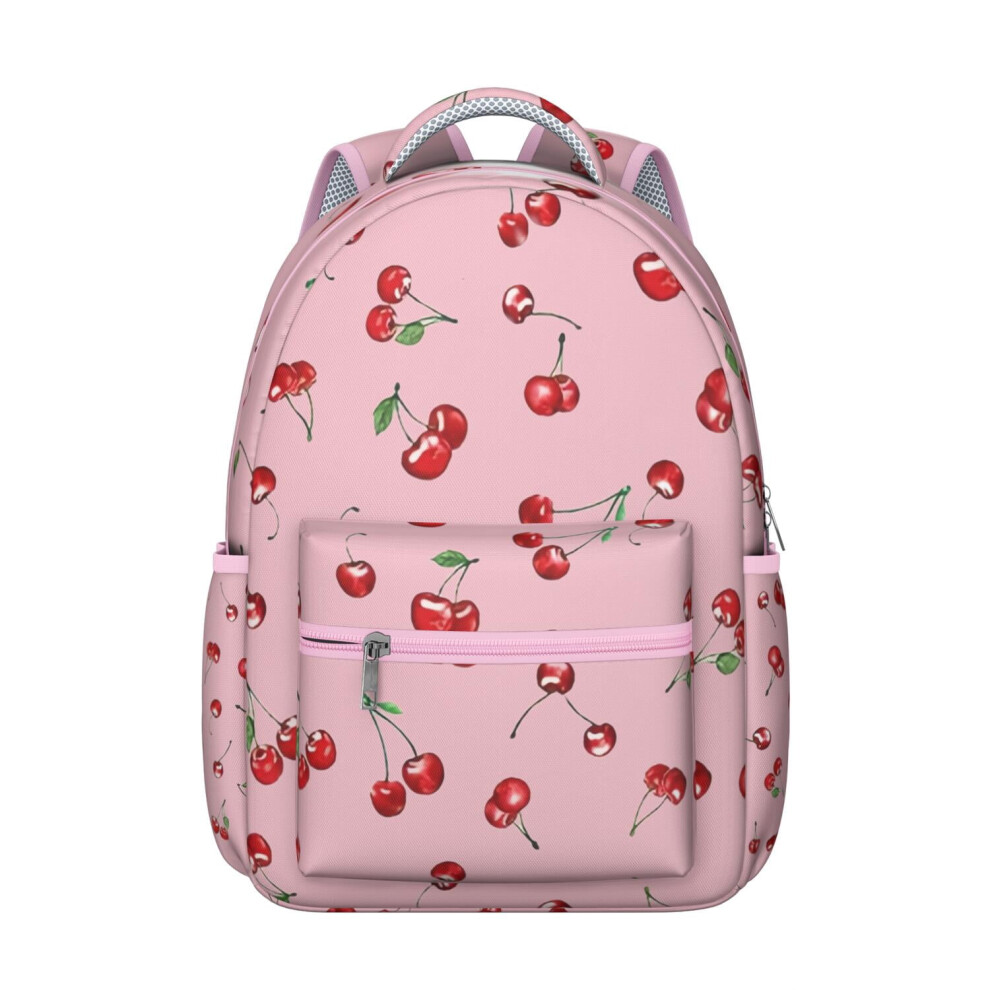 Cherry Print Commute Backpack For Women And Teens Â Large 9085618691803