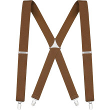 Men's Suspenders Elastic Adjustable X-Back 48 inch 1.25 inch