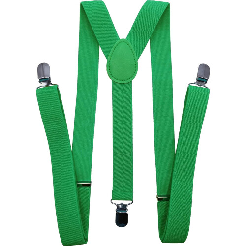 Suspenders for Women and Men Elastic Adjustable Y-Back