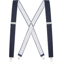 Men's Suspenders Elastic Adjustable X-Back 48 inch 1.25 inch