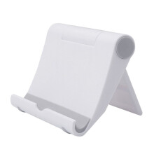 Portable Plastic Phone Holder White 1 Piece
