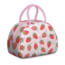 Strawberry Insulated Lunch Tote Large Capacity Leakproof