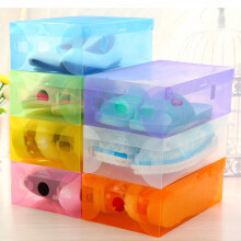 Clear Plastic Shoe Box with Lid 13 x 7.9 x 4.7 inches
