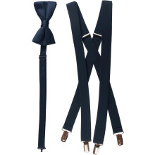 Bow Tie and Suspender Set Multiple Sizes Colors