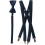 Bow Tie and Suspender Set Multiple Sizes Colors 1