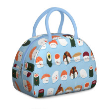 Lunch Bag for Women Portable Cooler Tote with Side Pockets