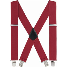 Men's Trousers Braces with 4 Clips, 50 mm Wide, X-Style