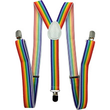 Suspenders Unisex Elastic Adjustable Y-Back