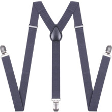 Men's and Women's Adjustable Elastic Leather Suspenders 1