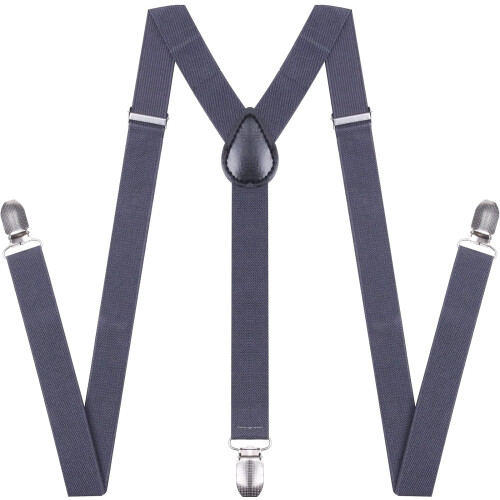 Men's and Women's Adjustable Elastic Leather Suspenders 1