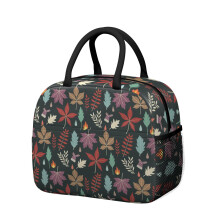 Lunch Bag Women Zipper Closure Leakproof Mushroom Tote