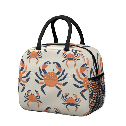Lunch Bag Women Leakproof Crab Design 1 Pack