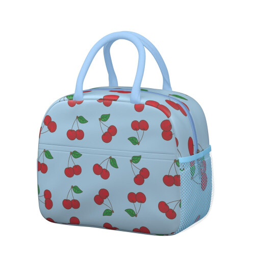 Cherry Lovers Insulated Lunch Tote Candy Red
